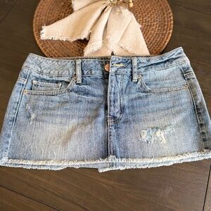 American Eagle Denim Mini Skirt